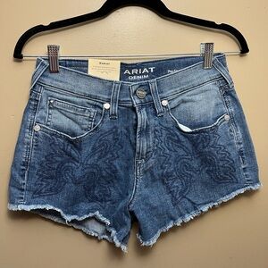 Never worn Ariat Jean shorts
